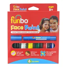 Funbo Face Paint Sticks 6 gm pack of  6 Colors